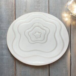 Mary Judge Designs Leaf Olive Oil Dipping Dish Grazia Deruta Italy Han Made VTG